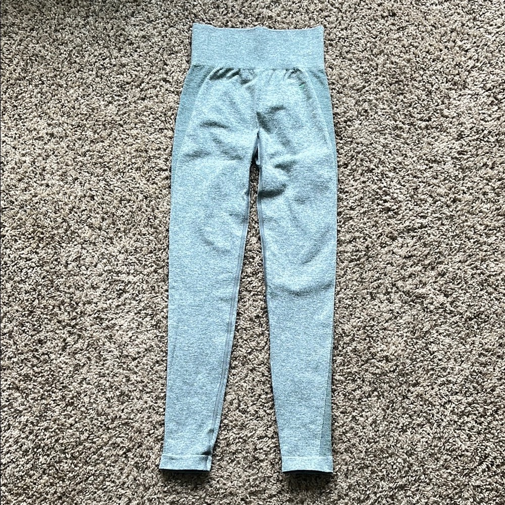 Gymshark Flex High Waisted Green Leggings, XS